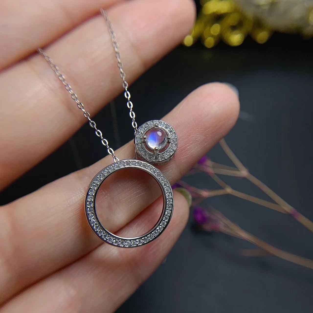 Moonstone Necklace for Girls - Multi-way Wearing Necklace