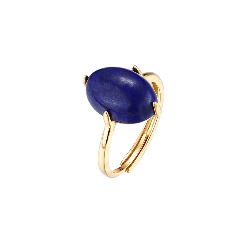 Genuine Lapis Lazuli Ring Women - September Birthstone Ring