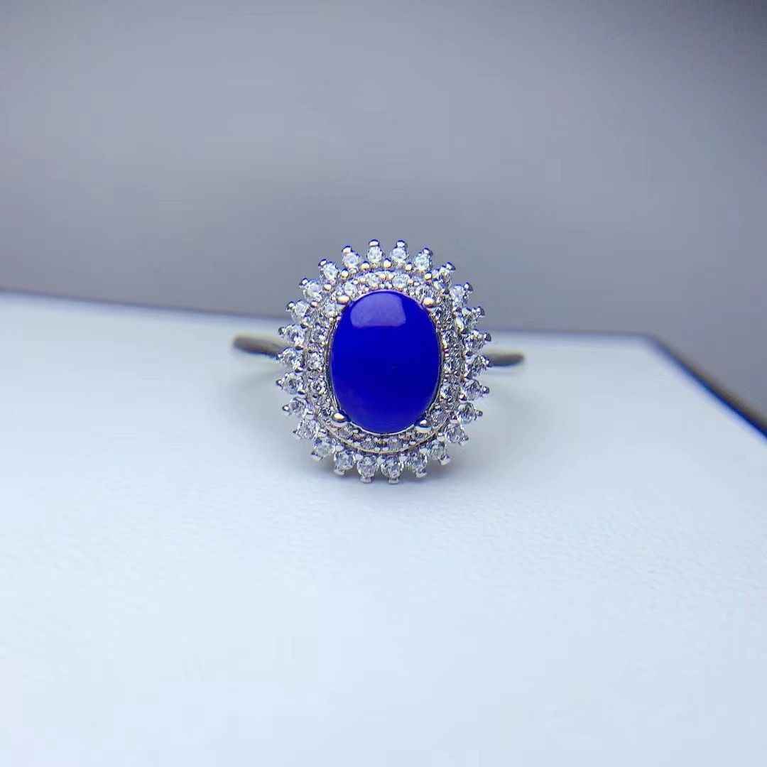 Lapis Lazuli Ring for Wedding