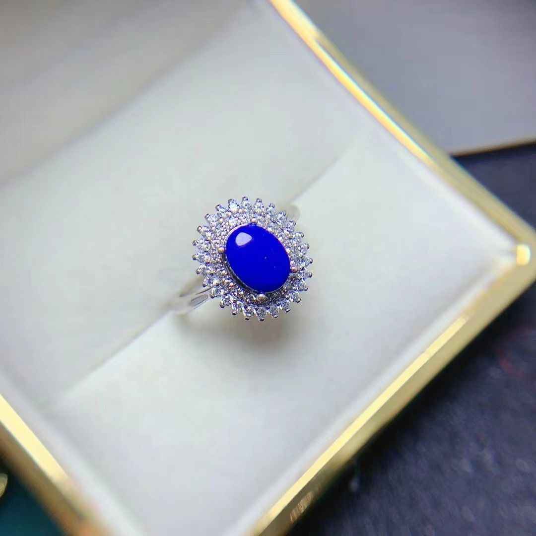 Lapis Lazuli Ring for Wedding