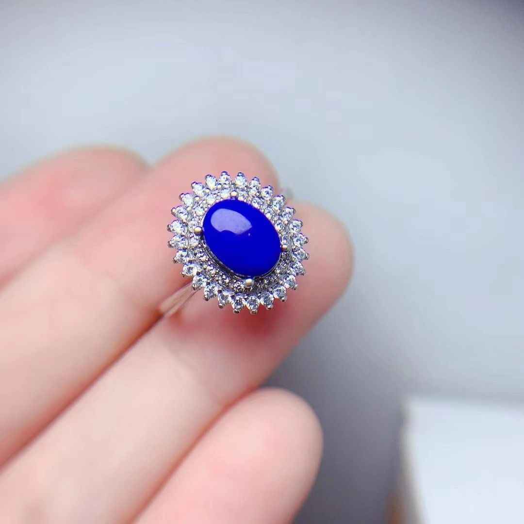 Lapis Lazuli Ring for Wedding