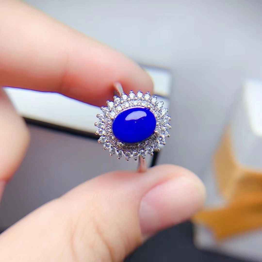 Lapis Lazuli Ring for Wedding