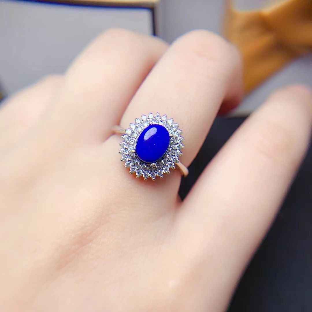 Lapis Lazuli Ring for Wedding