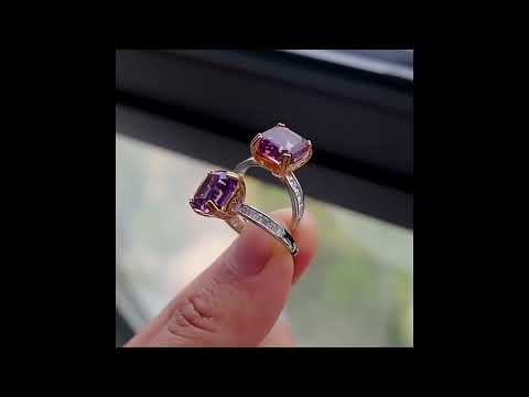 Amethyst Engagement Ring