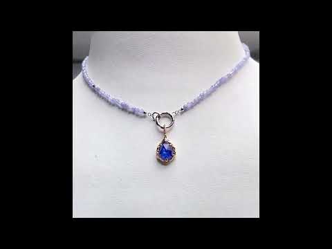 Tanzanite Pendant Necklace - December Birthstone Jewelry