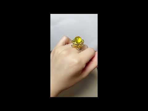 amber wedding ring