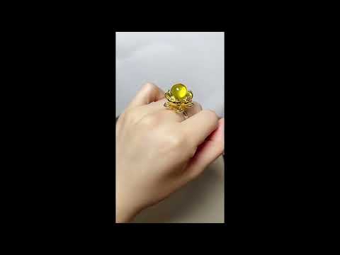 amber wedding ring