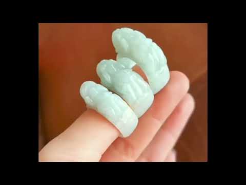 Feng Shui Pixiu Ring - Jade Stone Ring