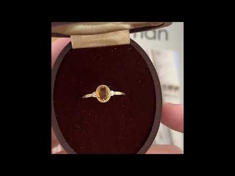 Amber Engagement Ring