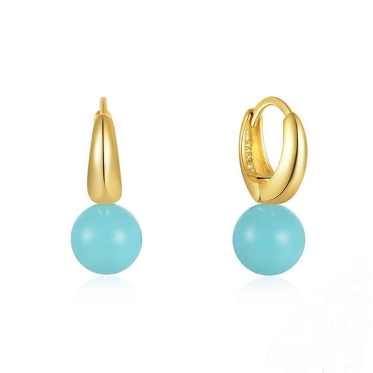 turquoise drop earrings